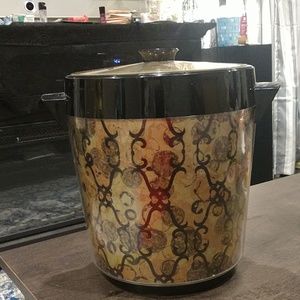 VINTAGE Thermo-Serv/New Year's Eve Ice bucket